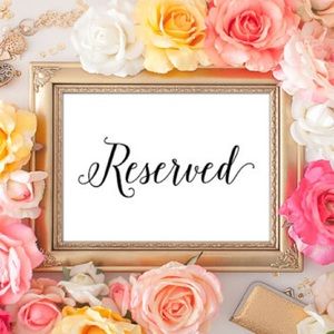 Reserved for a new friend ❤️